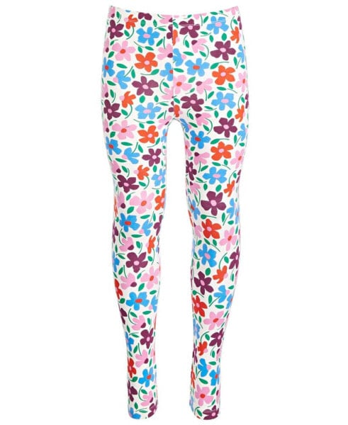 Girls Tossed Bouquet Printed Leggings, Created for Macy's