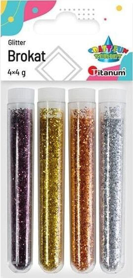 Titanum Brokat w fiolkach mix 4 kolory (398335)