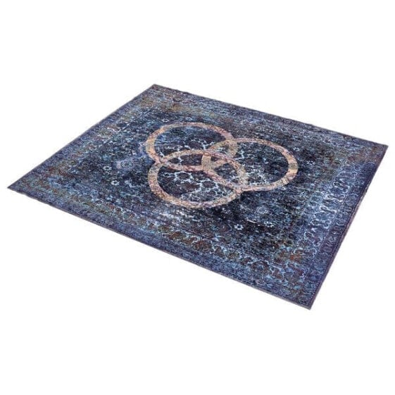 Drum N Base Vintage Drum Rug Blue