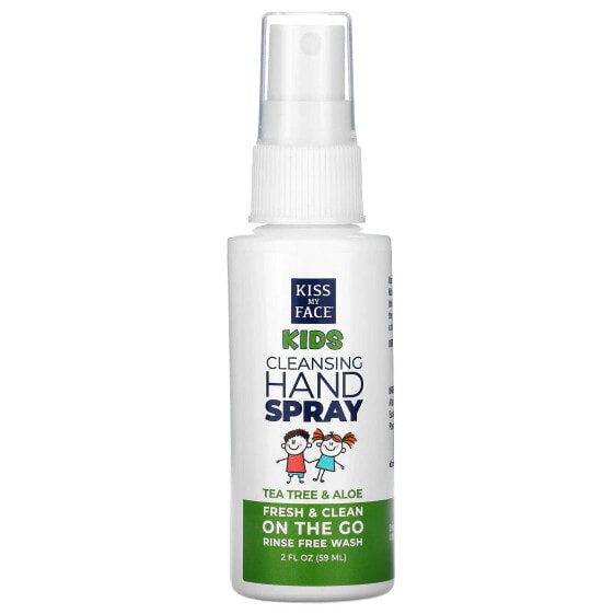 Kids Cleansing Hand Spray, Tea Tree & Aloe, 2 fl oz (59 ml)
