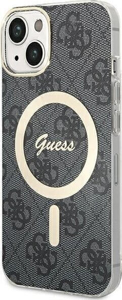 Guess Guess GUHMP15SH4STK iPhone 15 6.1" czarny/black hardcase IML 4G MagSafe