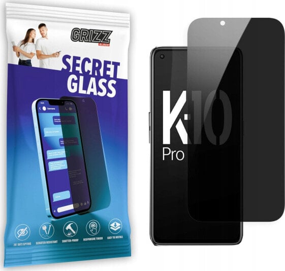 GrizzGlass Szkło prywatyzujące GrizzGlass SecretGlass Oppo K10 Pro