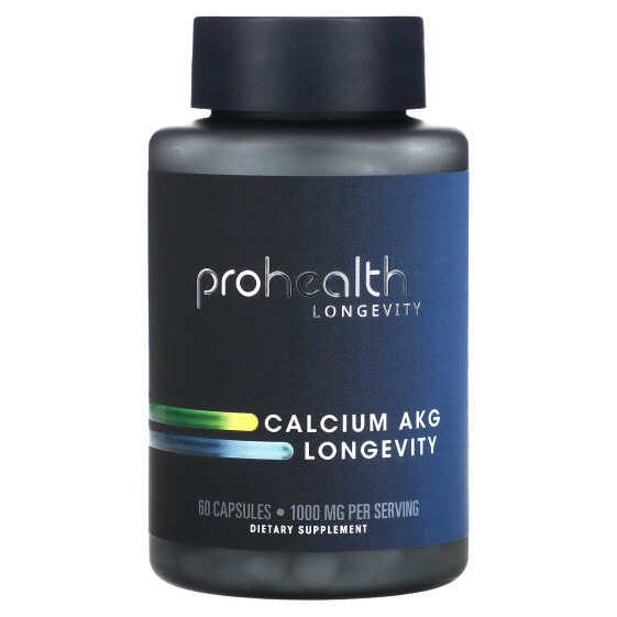 ProHealth Longevity, кальций AKG Longevity, 500 мг, 60 капсул