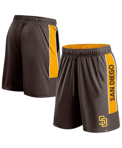 Men's Brown San Diego Padres Win The Match Defender Shorts
