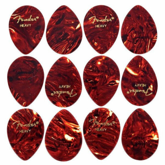 Fender Pick Set Teardrop 354 Heavy