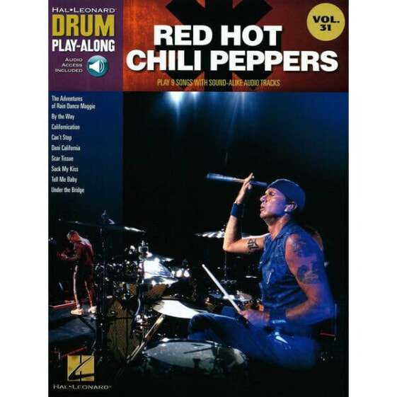 Ударные инструменты аксессуары Hal Leonard Drum Play-Along Red Hot Chili