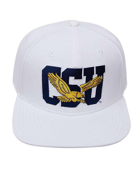 Men's White Coppin State Eagles Evergreen Wool Snapback Hat