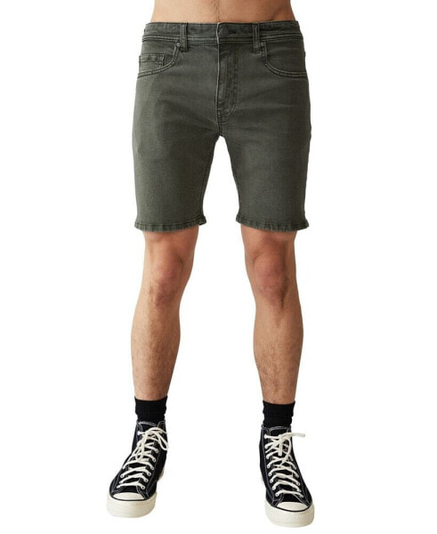 Men's Straight Denim Shorts