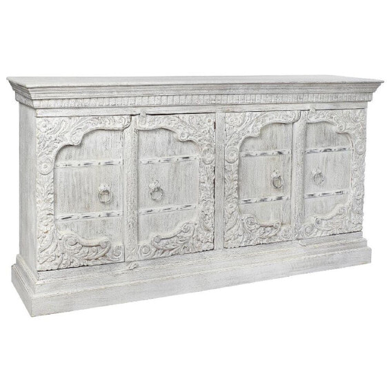 Устройство DKD Home Decor Белый Металл Древесина манго 190 x 43 x 100 cm