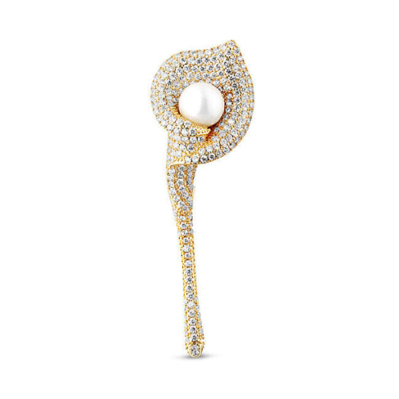 Брошь JwL Luxury Pearls Calla Flower