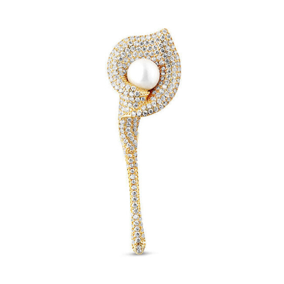 Брошь JwL Luxury Pearls Calla Flower