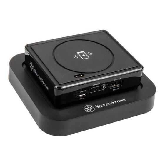 SilverStone SST-QIB052-D Qi Lader mit Docking Station - schwarz