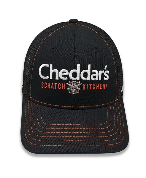 Men's Black Kyle Busch Cheddar's Trucker Adjustable Hat