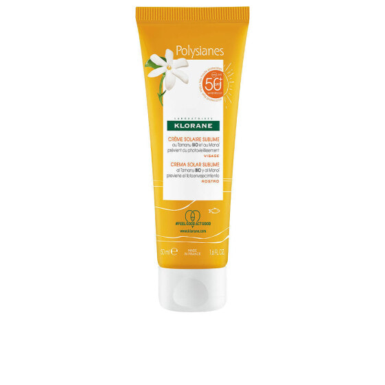 POLYSIANES MONOÏ Y TAMANU BIO sublime sun cream SPF50+ 50 ml