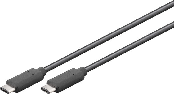 Wentronic Goobay USB 3.1 Gen 1 0.5 m, 0.5 m, USB C, USB C, USB 3.2 Gen 1 (3.1 Gen 1), Male/Male, Black