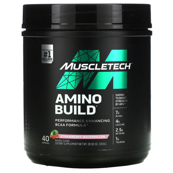 Аминокислоты MuscleTech Amino Build, Тропический вихрь, 614 г