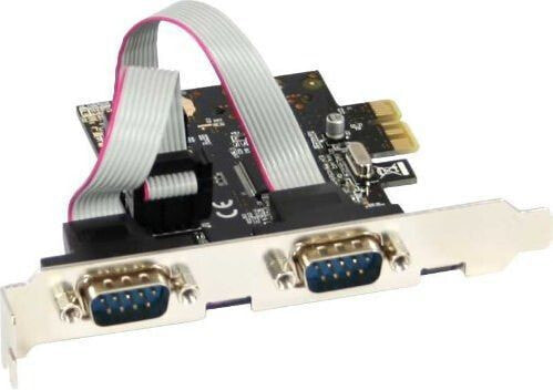 Kontroler InLine PCI x1 - 2x Port szeregowy RS-232 DB9 (76619C)