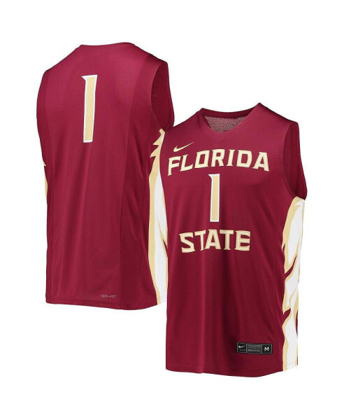 Футболка мужская командная копия Nike Florida State Seminoles #1 Garnet
