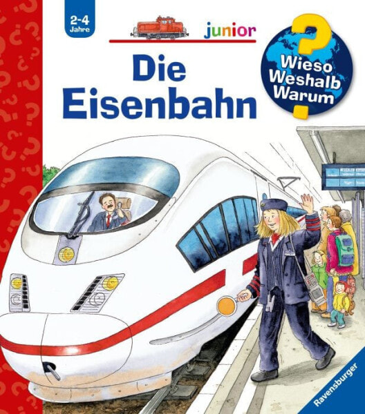 Детская книга "WWWjun9: Die Eisenbahn" Ravensburger, Детская художественная литература