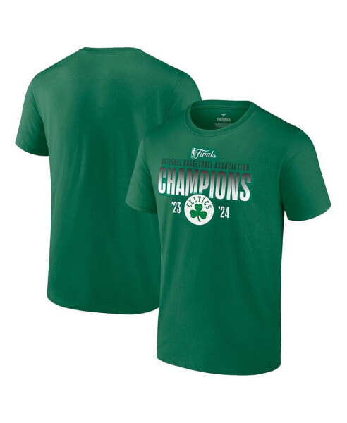 Men's Kelly Green Boston Celtics 2024 NBA Finals Champions Blocked Shot T-Shirt