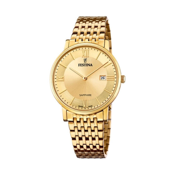 Мужские часы Festina F20020/2 Позолоченный (Ø 40 mm)