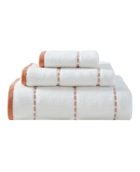 Ridley Solid Cotton Terry Quick Dry 3-Pc. Bath Towel Set