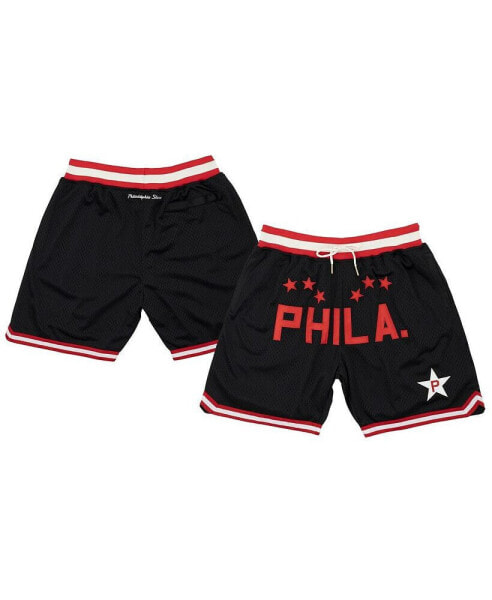 Шорты мужские Rings & Crwns черные Philadelphia Stars Replica Mesh