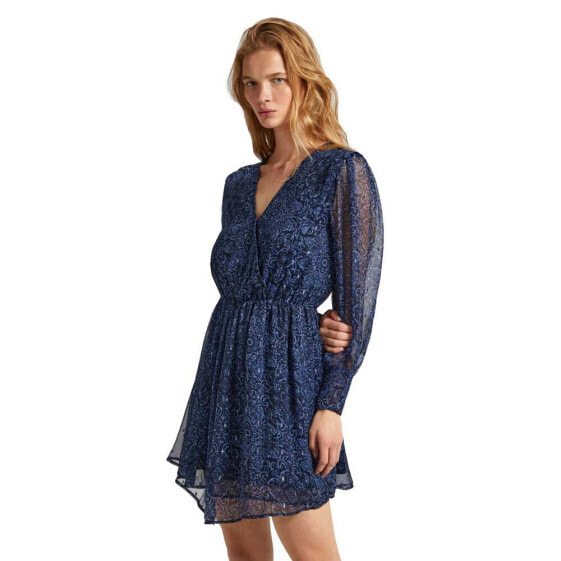 PEPE JEANS Camille Long Sleeve Short Dress