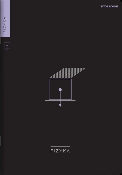 Top 2000 Zeszyt A5/60K kratka Fizyka (10szt) TOP2000