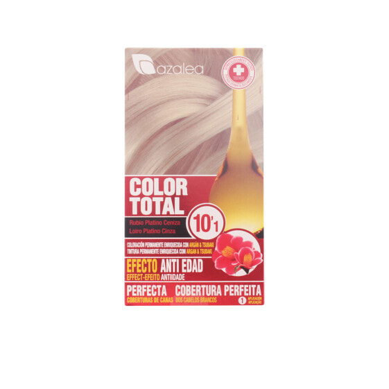 Azalea Color Total No. 10,1 Ash Platinum Blonde Перманентная краска для волос с натуральными маслами, оттенок глубокий красный