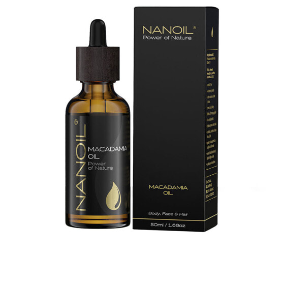 Nanolash Power Of Nature Macadamia Oil Масло макадамии для волос, лица и тела 50 мл