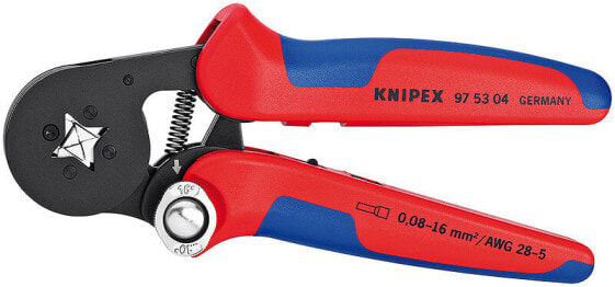 Самонастраивающийся инструмент для опрессовки контактных гильз Knipex 97 53 04 SB