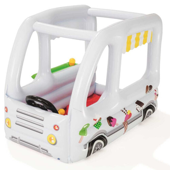 Игрушка на площадке BESTWAY Up In & Over Ice Cream Truck Ball Pit Bouncer