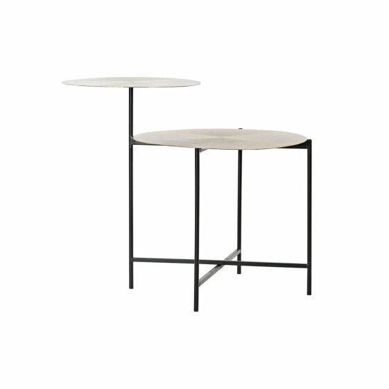 Вспомогательный стол DKD Home Decor Чёрный Позолоченный Алюминий современный (73 x 53 x 61 cm)