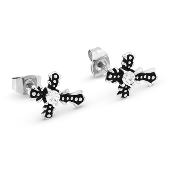 Design men´s cross earrings KS-145