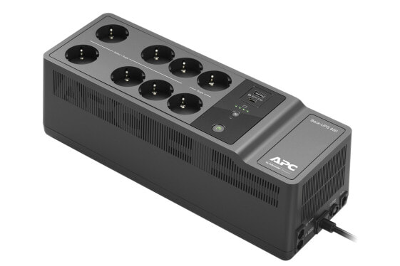 APC Back-UPS 850VA 230V USB Type-C and A charging ports - Standby (Offline) - 0.85 kVA - 520 W - Sine - 220 V - 230 V