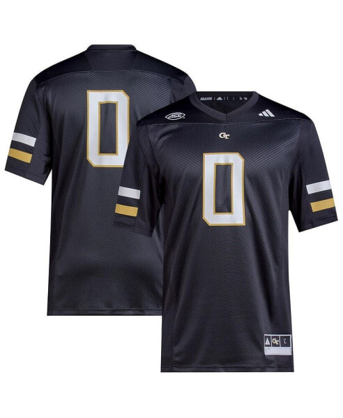 Men's #0 Black Georgia Tech Yellow Jackets 2023 Premier Jersey