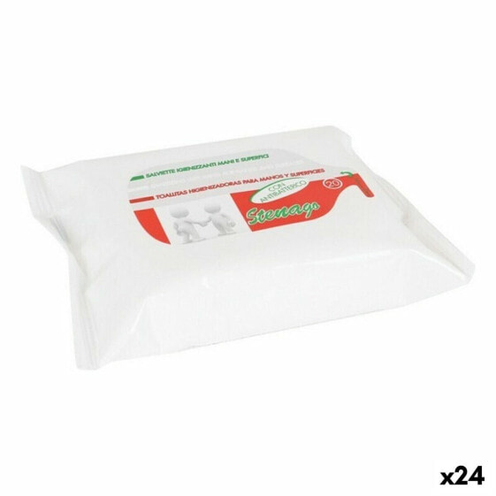 Гигиенические салфетки дезинфицирующие Stenago 20 шт (упаковка 24)