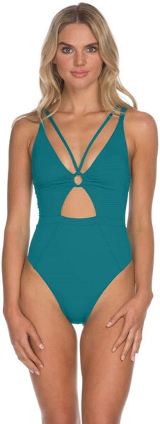 ISABELLA ROSE Women's 189157 Strappy Over The Shoulder One Piece Swimsuit Size S
