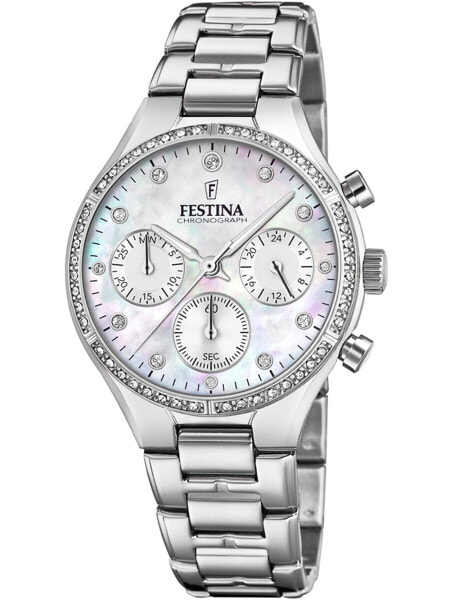 Festina F20401/1 Boyfriend Chronograph Ladies Watch 36mm 5ATM