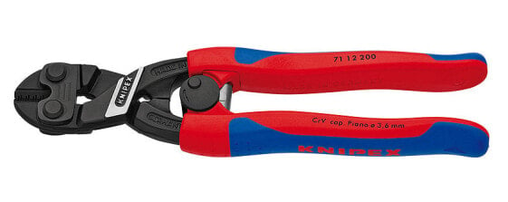 KNIPEX CoBolt - Bolt cutter pliers - Chromium-vanadium steel - Plastic - Blue/Red - 20 cm - 375 g