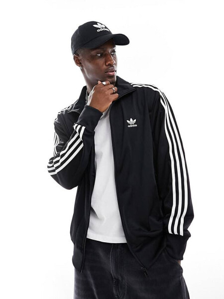 adidas Originals firebird track jacket in black