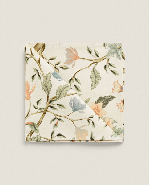 Pack of floral print napkins (pack of 2)