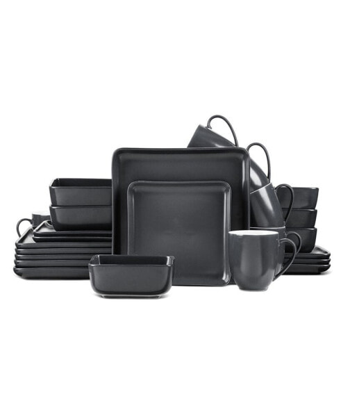 Amy 24 Piece Dinnerware Set, Service for 6