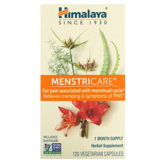 Витамины для женского здоровья Himalaya Herbals MenstriCare, 120 вегетарианских капсул