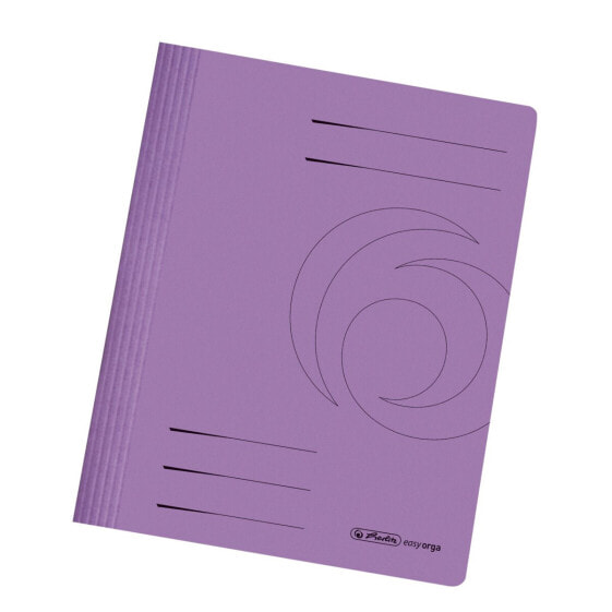 Herlitz 11036944 - Manila folder - A4 - Cardboard - Violet - 1 pc(s)