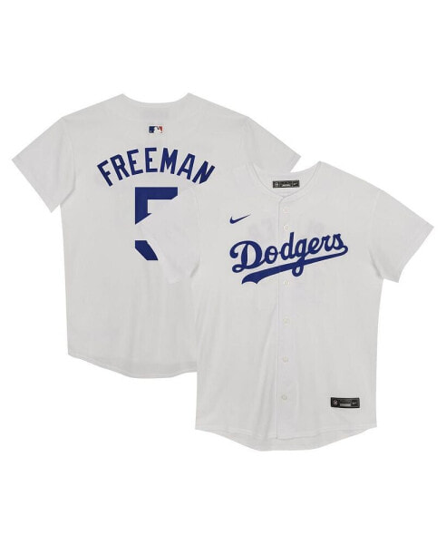 Preschool Freddie Freeman White Los Angeles Dodgers Home Game Jersey