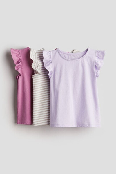 3-pack Flutter-sleeved Tops