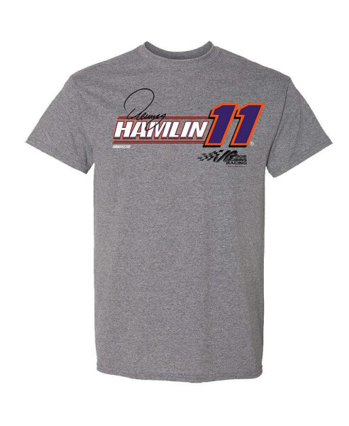 Men's Gray Denny Hamlin Lifestyle 1-Spot T-shirt