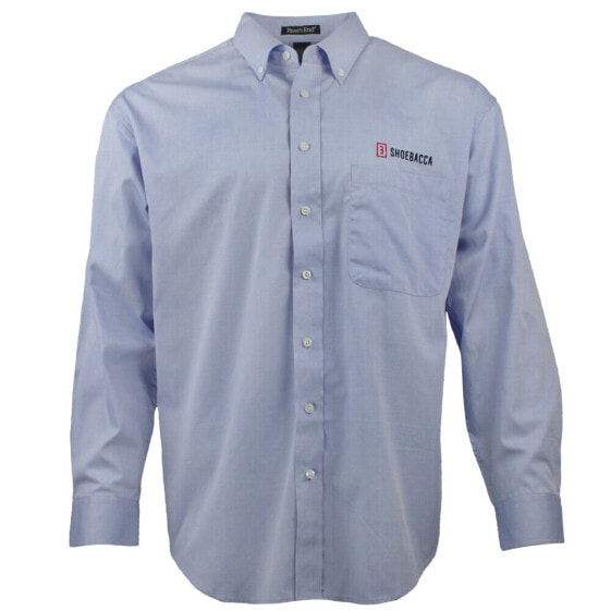 Рубашка SHOEBACCA Ezcare Pinpoint Blue Casual